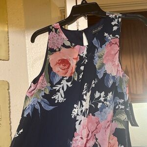 Jessica Howard Floral Navy Dress